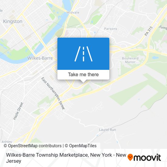 Wilkes-Barre Township Marketplace map