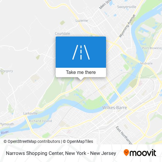 Mapa de Narrows Shopping Center