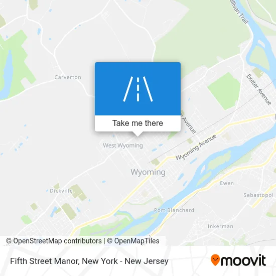 Fifth Street Manor map