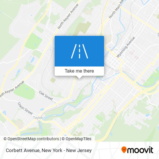 Corbett Avenue map