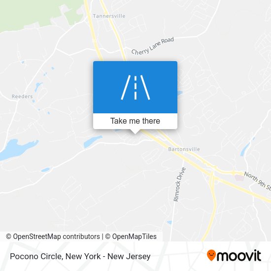 Mapa de Pocono Circle