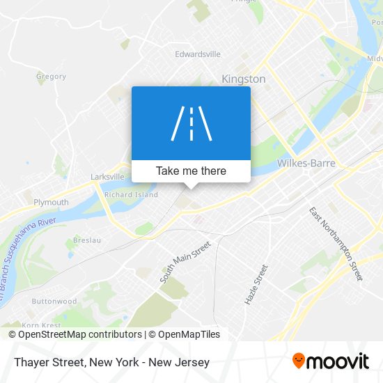 Thayer Street map