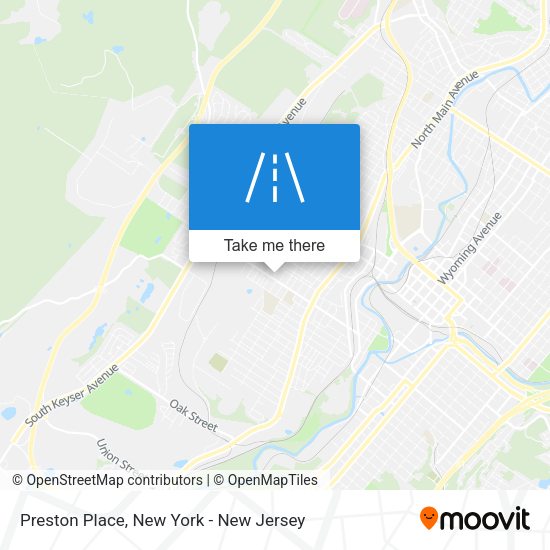 Mapa de Preston Place
