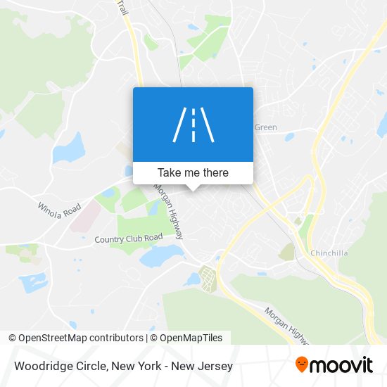 Mapa de Woodridge Circle