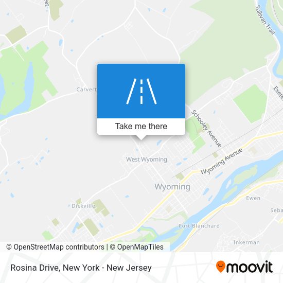 Mapa de Rosina Drive