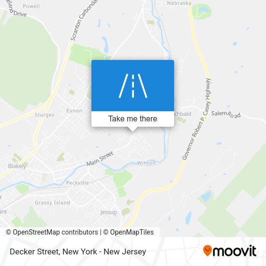 Mapa de Decker Street