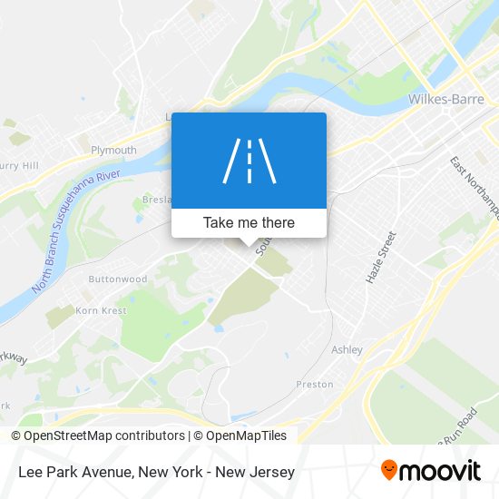 Mapa de Lee Park Avenue