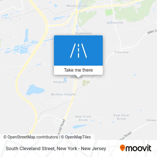 Mapa de South Cleveland Street