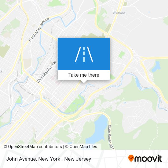 John Avenue map