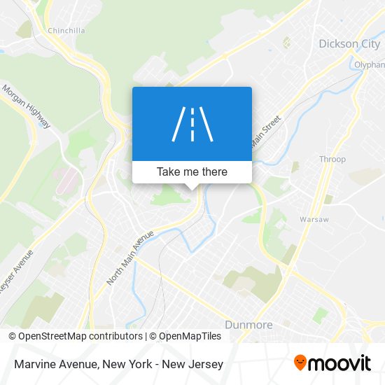 Mapa de Marvine Avenue