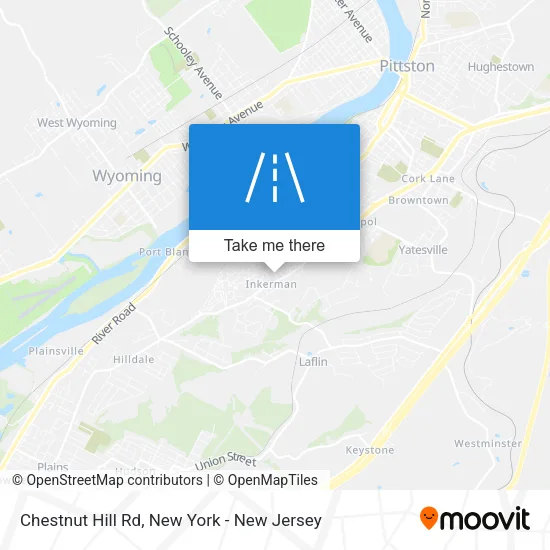 Chestnut Hill Rd map
