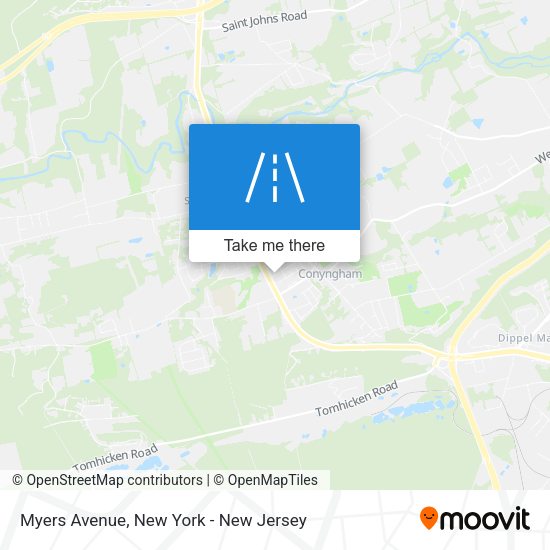 Mapa de Myers Avenue