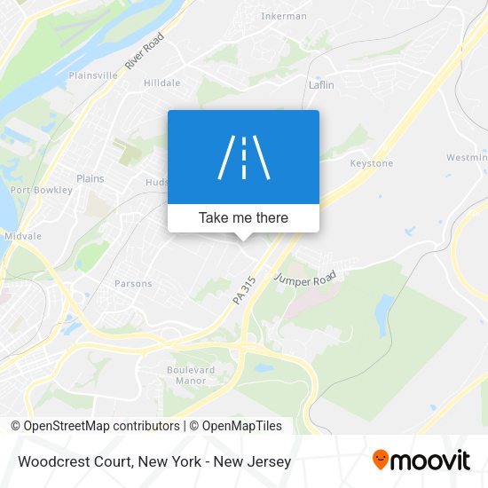 Mapa de Woodcrest Court