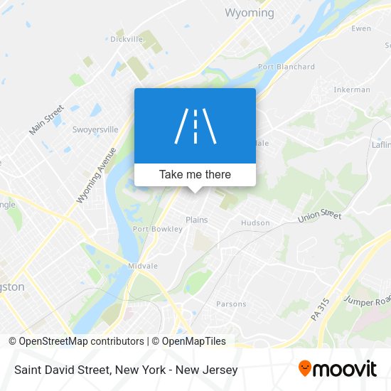 Mapa de Saint David Street