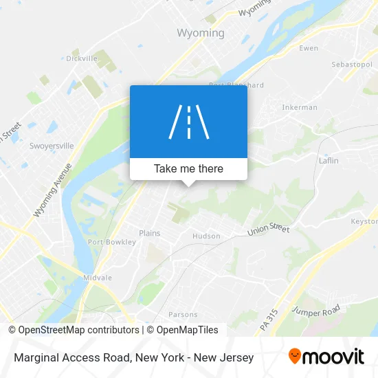 Marginal Access Road map