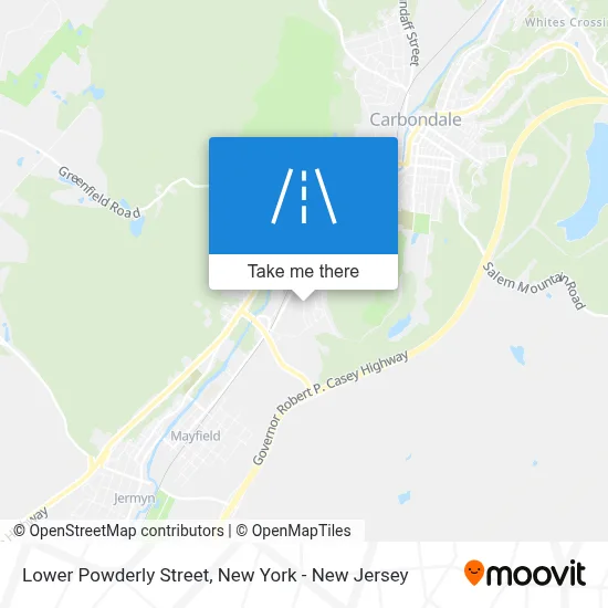 Lower Powderly Street map