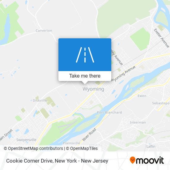 Cookie Corner Drive map