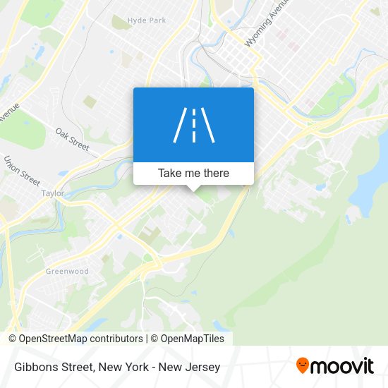 Mapa de Gibbons Street