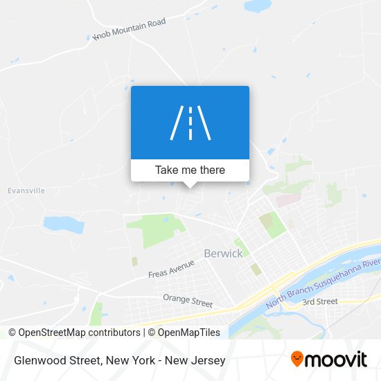 Glenwood Street map