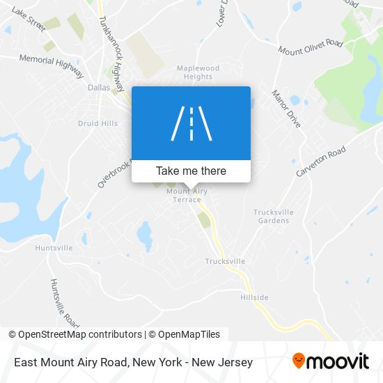 Mapa de East Mount Airy Road