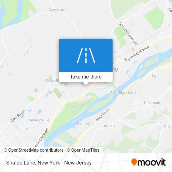 Mapa de Shulde Lane
