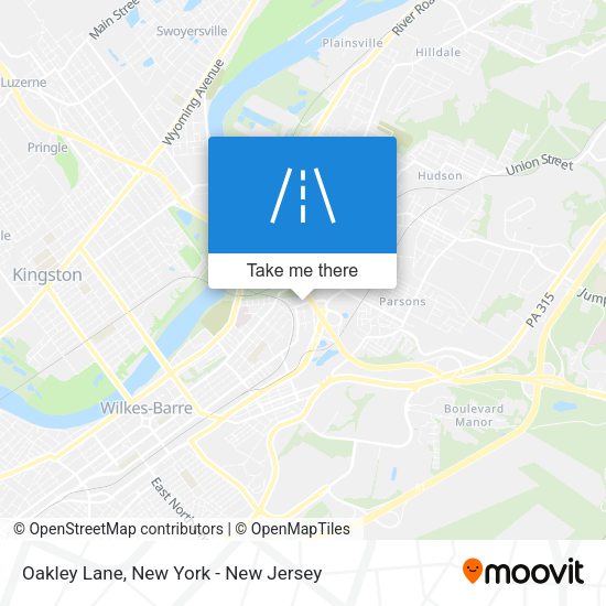 Mapa de Oakley Lane