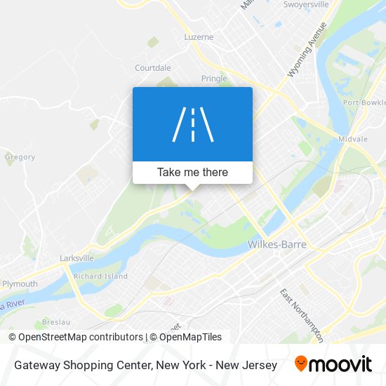 Gateway Shopping Center map