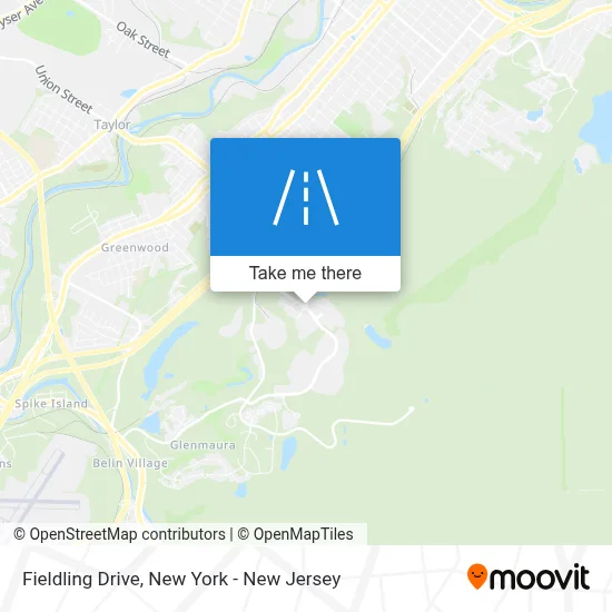 Fieldling Drive map