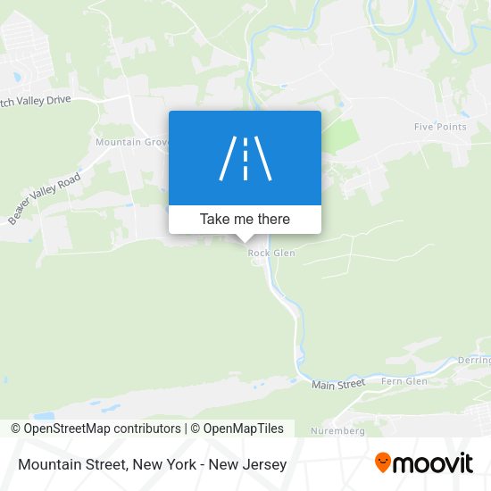Mapa de Mountain Street