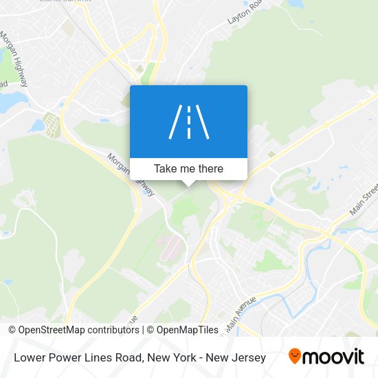 Mapa de Lower Power Lines Road