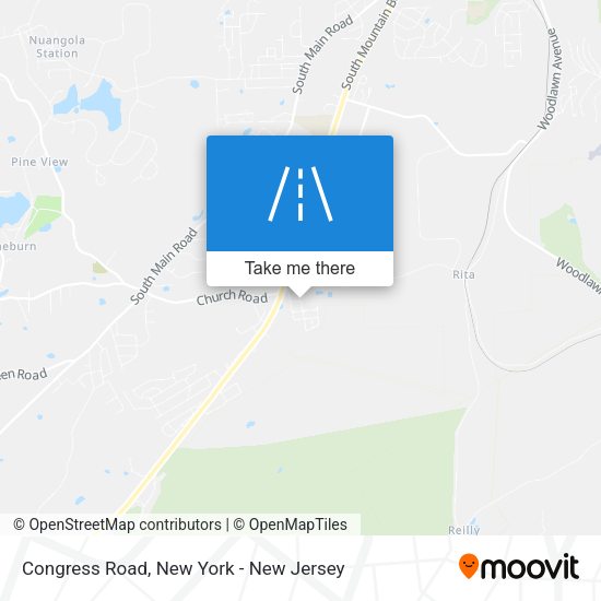 Mapa de Congress Road