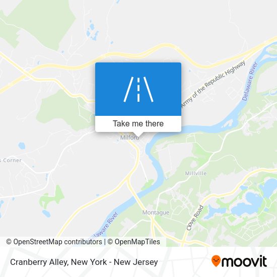 Mapa de Cranberry Alley