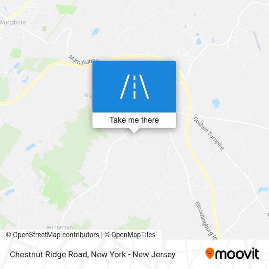 Mapa de Chestnut Ridge Road