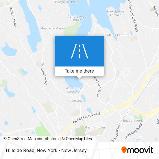 Mapa de Hillside Road