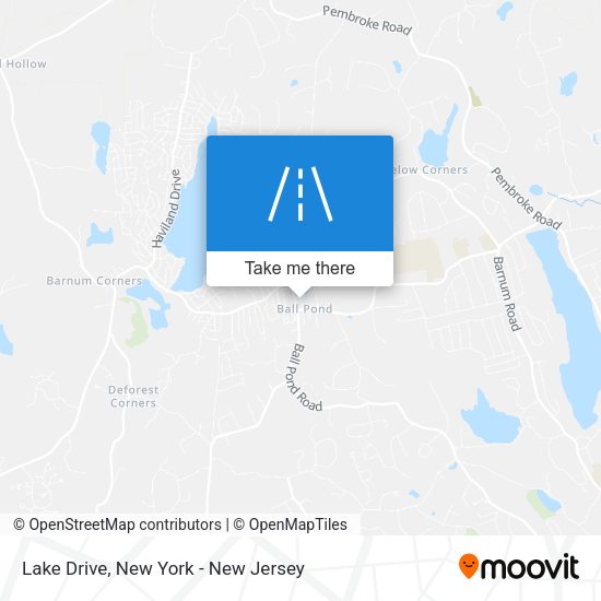 Lake Drive map