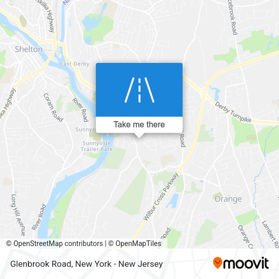 Glenbrook Road map