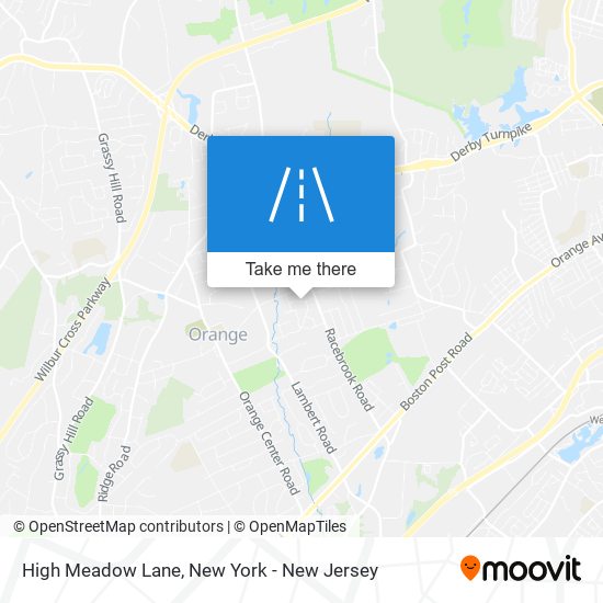 High Meadow Lane map