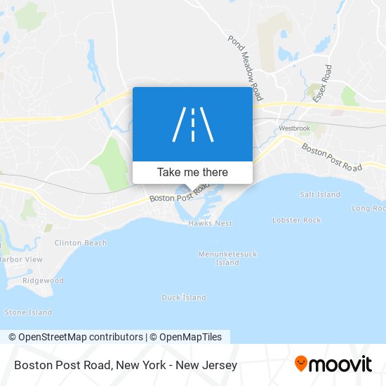 Mapa de Boston Post Road