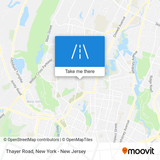 Thayer Road map