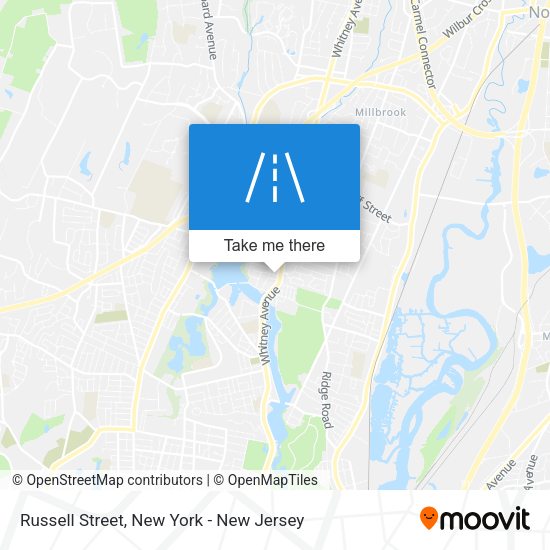 Mapa de Russell Street