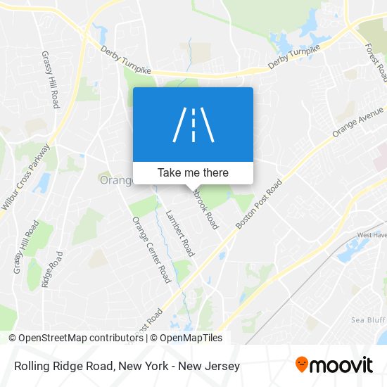 Rolling Ridge Road map