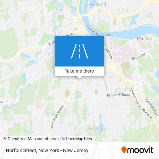 Mapa de Norfolk Street