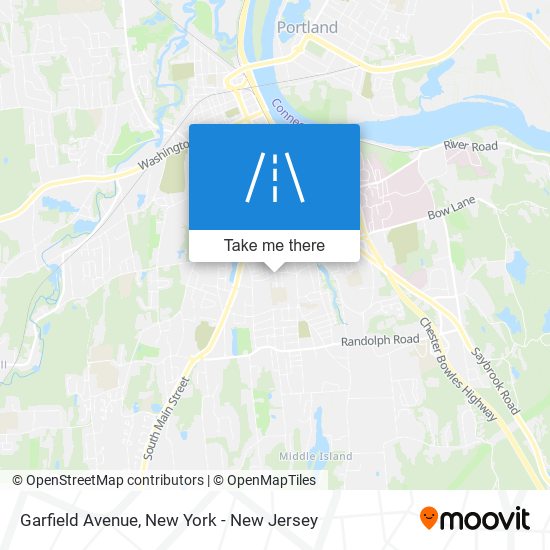 Mapa de Garfield Avenue