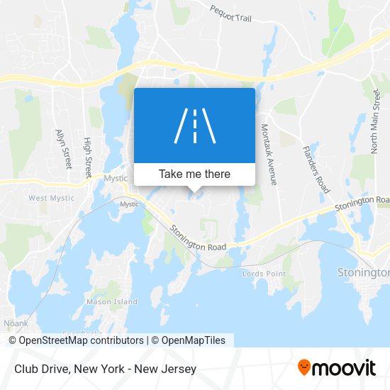 Club Drive map