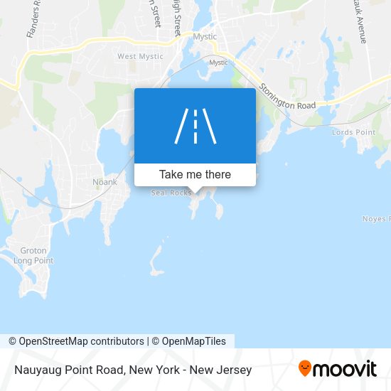Mapa de Nauyaug Point Road
