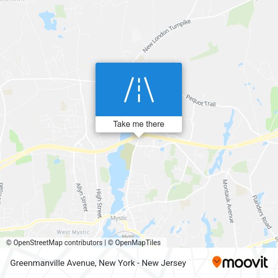 Mapa de Greenmanville Avenue