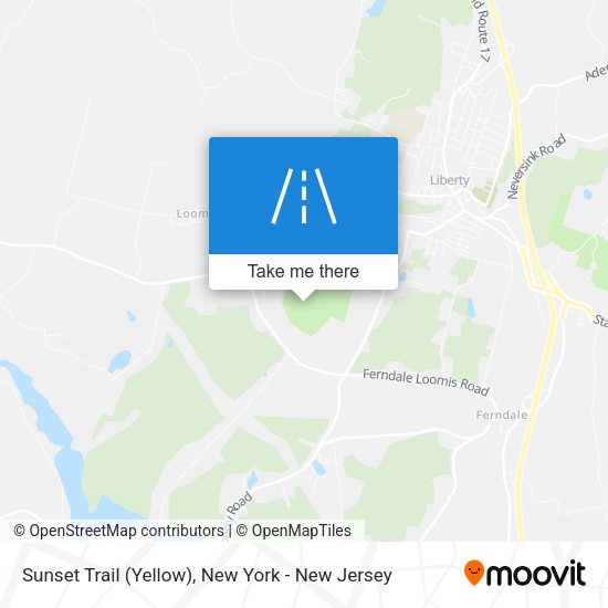 Mapa de Sunset Trail (Yellow)