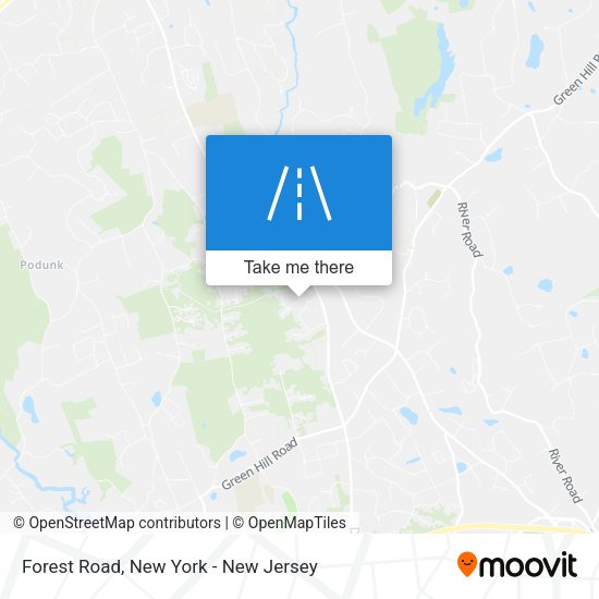 Mapa de Forest Road