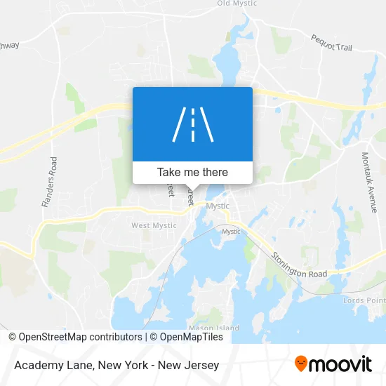 Academy Lane map