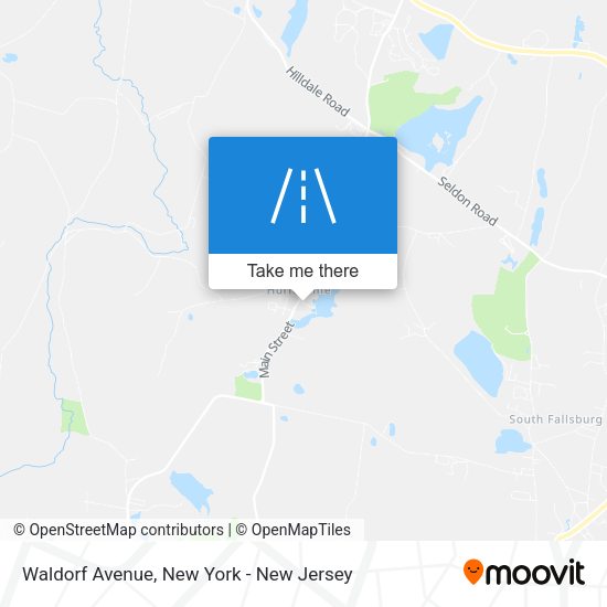 Mapa de Waldorf Avenue